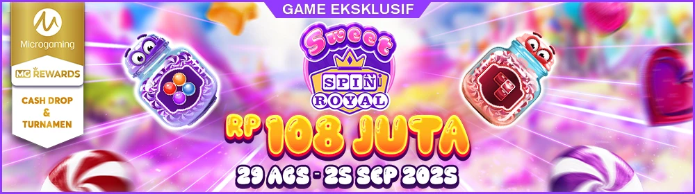 Turnamen & Cashdrop Sweet Spin Royal